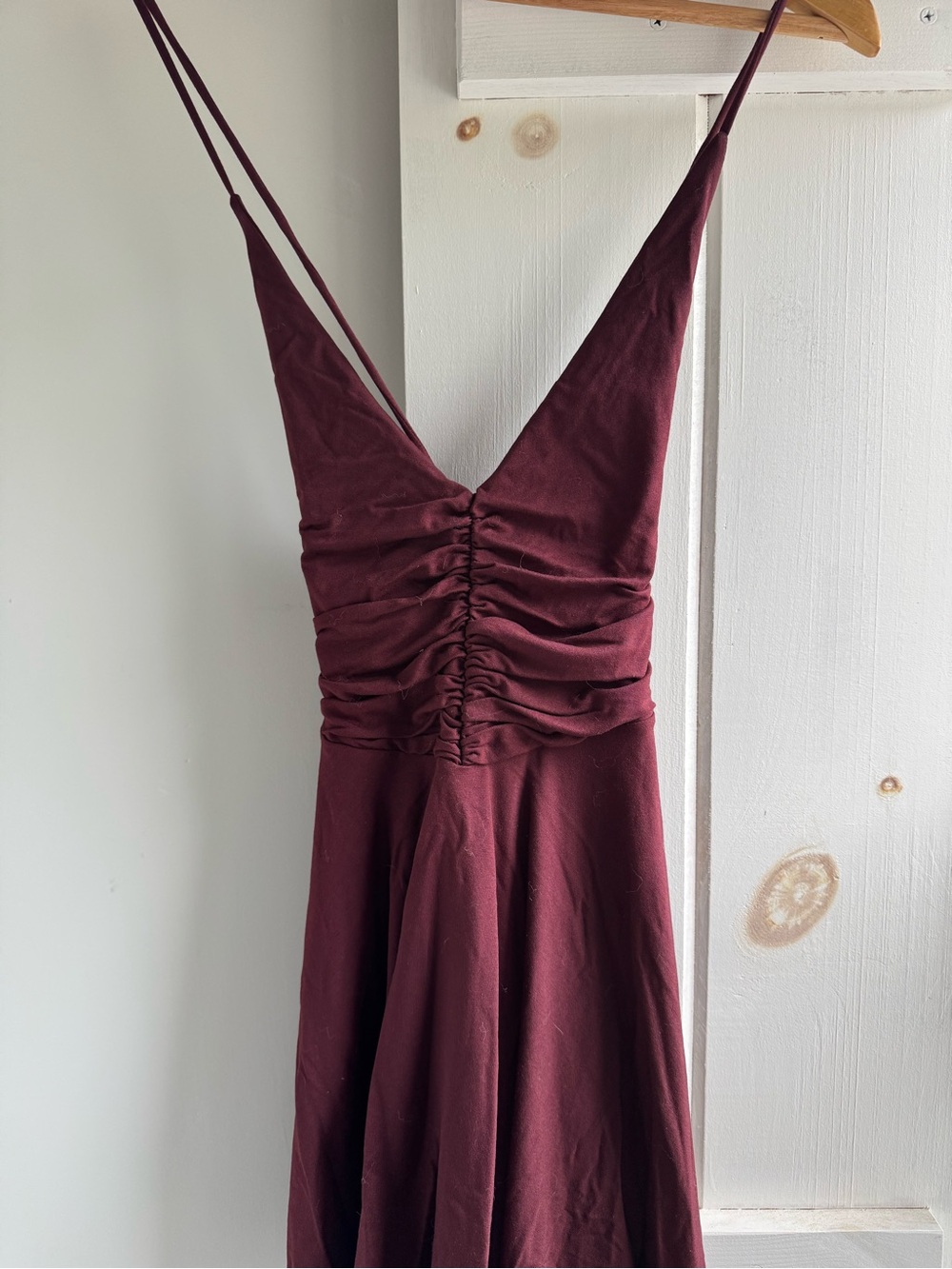 Indah Body Icedancer Port color mini dress size small NWT